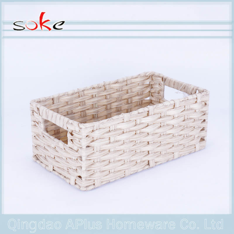 Giỏ lưu trữ đan bằng mây 100% PE chất lượng cao
