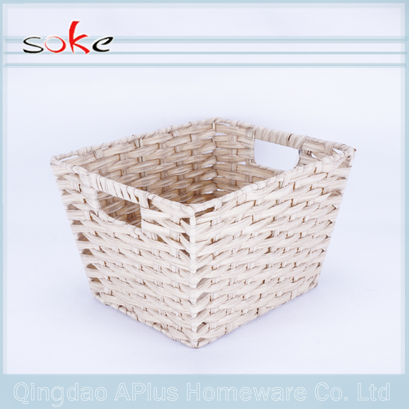 Giỏ lưu trữ đan bằng mây 100% PE chất lượng cao