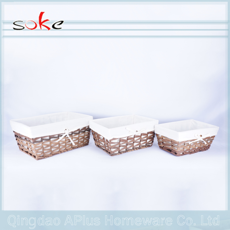 Giỏ lưu trữ đan mây 100% PE