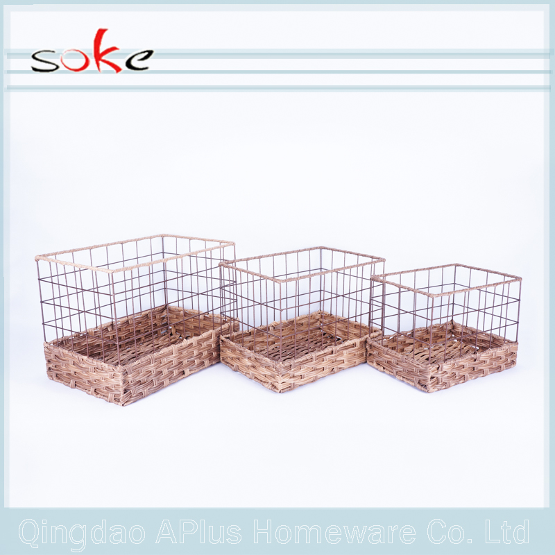 Giỏ lưu trữ đan mây 100% tự nhiên