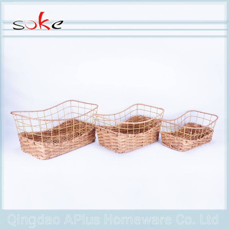 Giỏ lưu trữ đan mây 100% tự nhiên